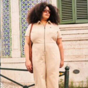 Lucy & Yak Ragan Irish Cream Jumpsuit (no longer sold online)
